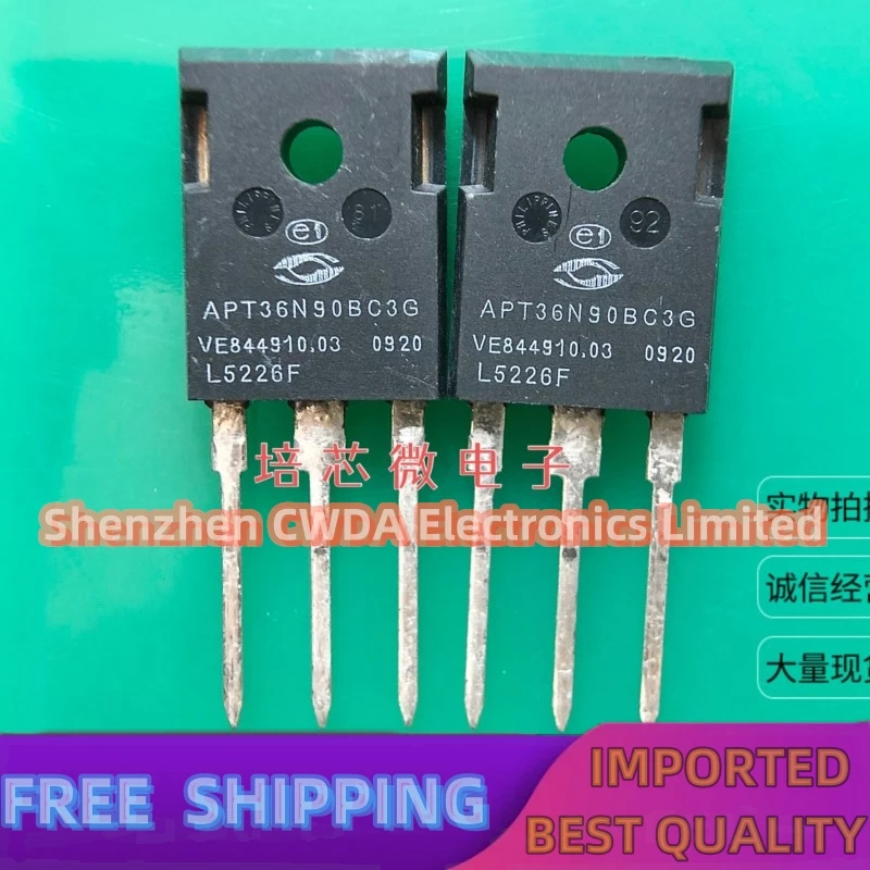 

10PCS-20PCS APT36N90BC3G TO-247 900V 36A MOS In Stock Can Be Purchased