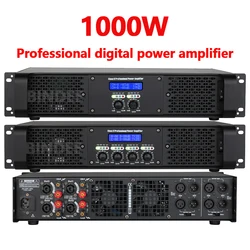 Professional 2/4 channel digital amplifier for conference DJ stage performance church karaoke outdoor suitable for subwoofer