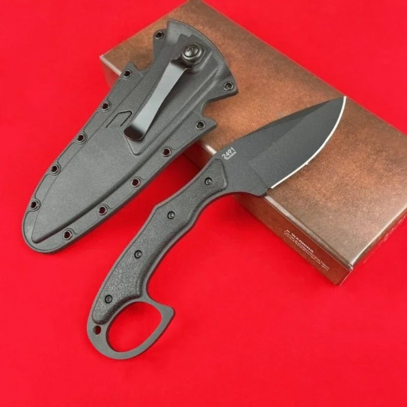 

Нож с фиксированным лезвием Full Tang с ножнами, стальное лезвие AUS-8A и ручкой, нож для кемпинга на открытом воздухе, Edc, инструмент для охоты и выживания