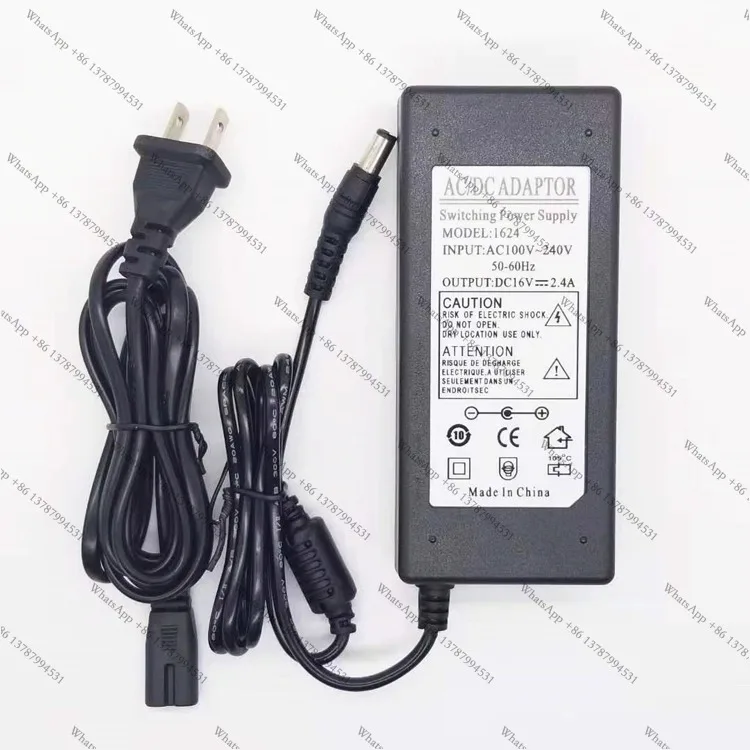 Адаптер питания 6,36*3,0 мм, 1 шт., новый, 16В 2,4А, для Yamaha PSR-S650 S550 PA-300/301PA