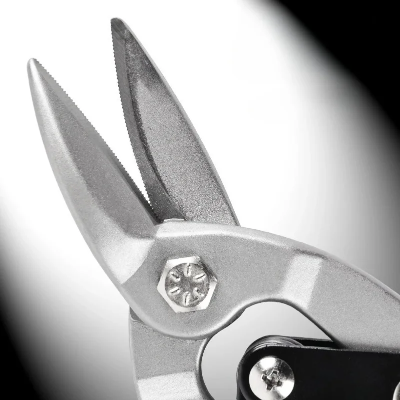 1 PCS Aviation Scissor Tin Snips Metal Sheet Cutting Snip Cutter Multi-directional Scissors Professional Industrial Hand Tool