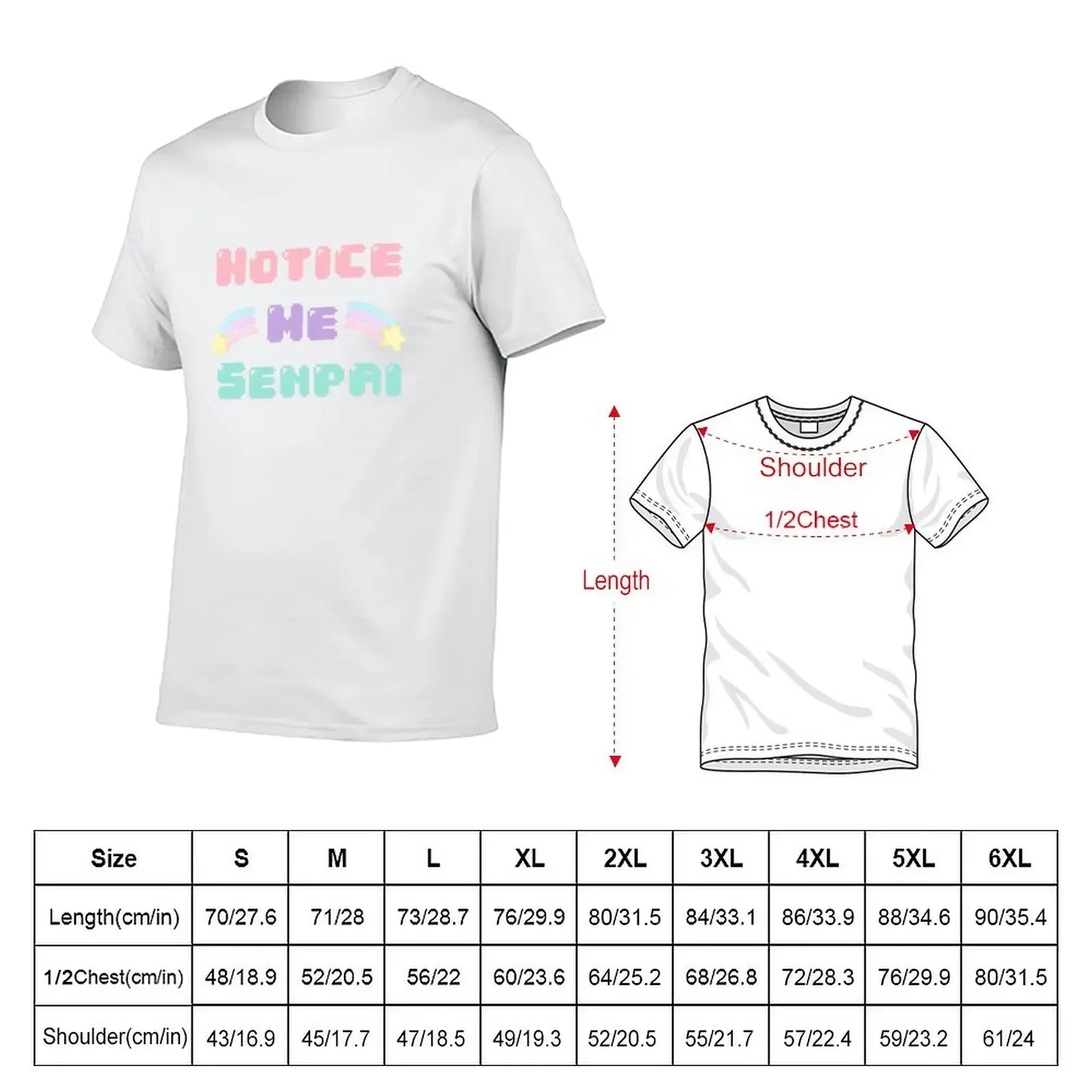 Notice me Senpai T-Shirt animal prinfor boys cheap stuff plain plain t shirts men