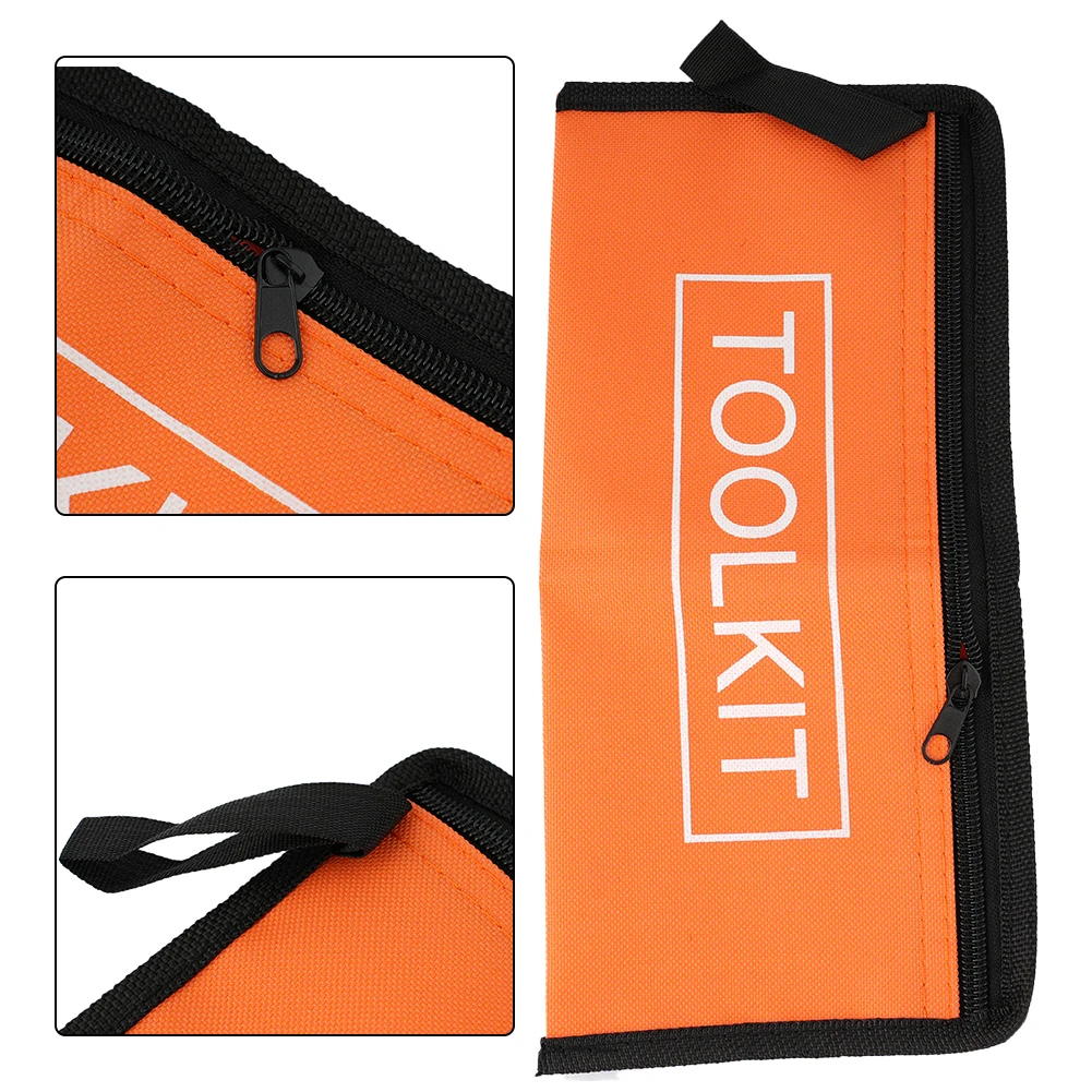 

Tool Storage Bag Waterproof Oxford Canvas Cloth Storage Bags Tools Case Pouch 28x13cm For Organizing Pliers Wrenches