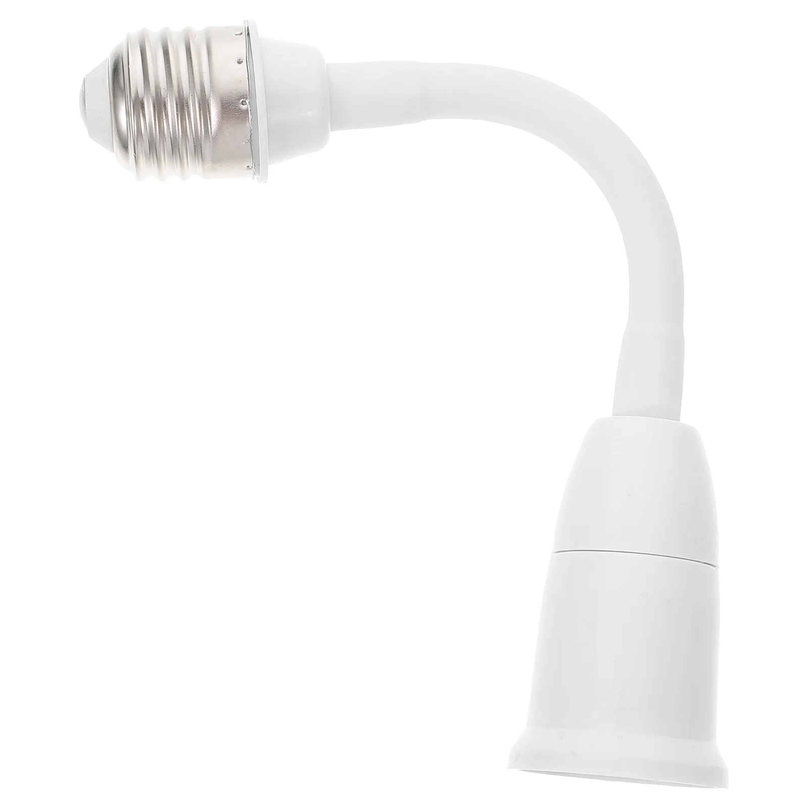 

Electrical Outlet Extender Universal Lamp Holder Fixture Light Bulb Socket Hose White