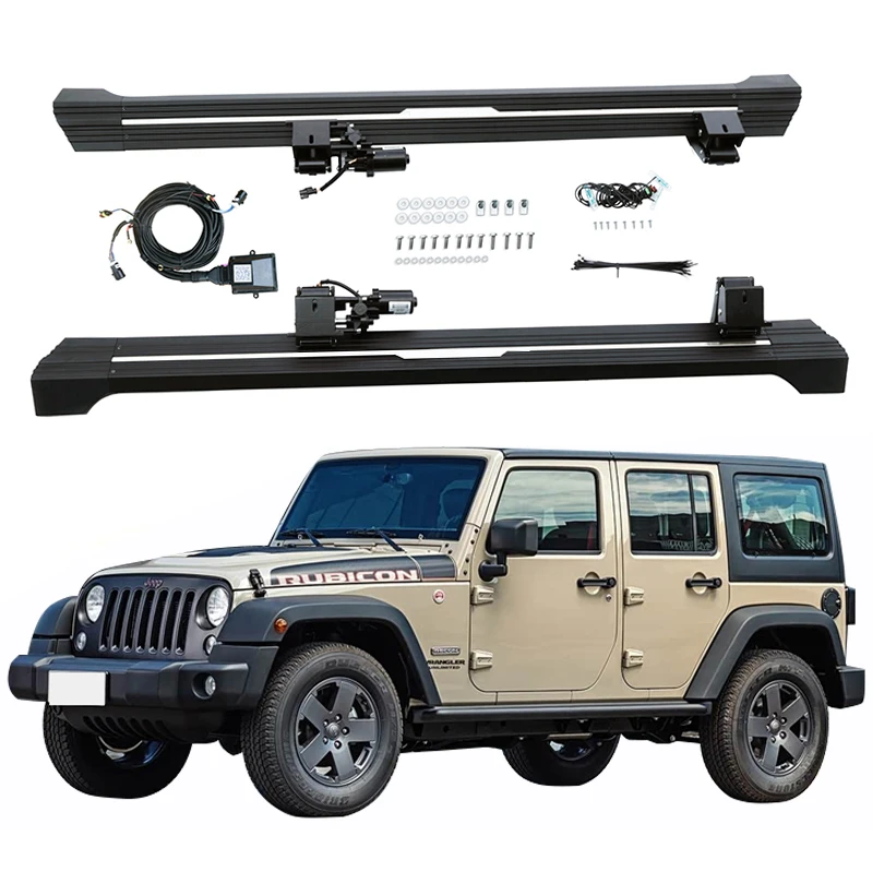 

Electric Power Running Board Electric Side Steps for Jp Wrangler JK 4 Door Sahara Rubicon 2008-2017