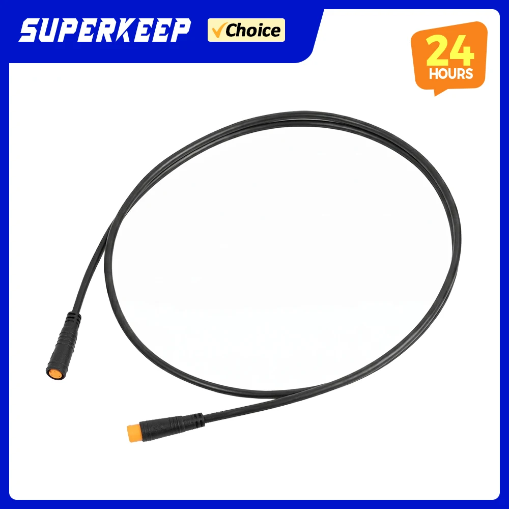 100CM Extension Cable 3 Pin Sensor Electric Bicycle for BAFANG Bike Brake Lever Male To Female Thumb Throttle Connector Cables