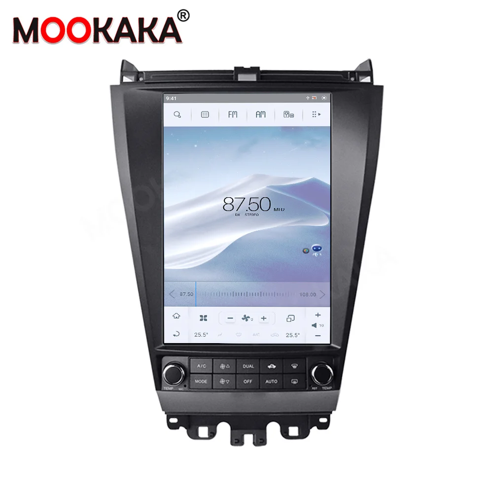 

Автомагнитола для Honda Accord 7 2003-2007 Android 11 Tesla Style 8 + 128G GPS Navi Carplay автомобильный мультимедийный плеер головное устройство система G6