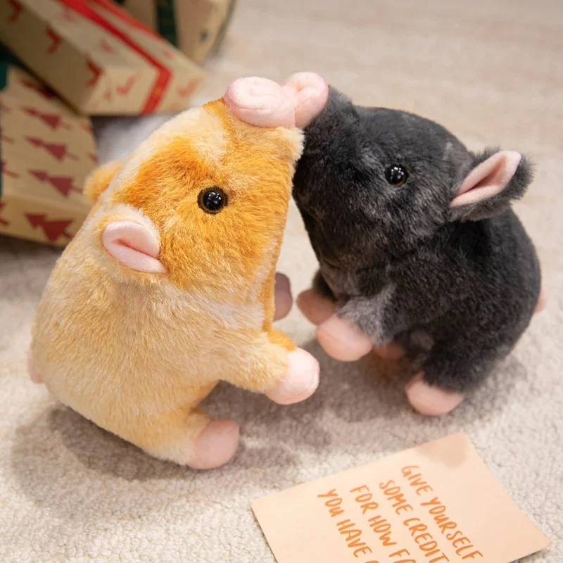 

Lovely Gradient Color Piggy Plush Toys Soft Cozy Lifelike Piggy Doll Pretty Desktop Pets Kids Companion Room&Party Decor