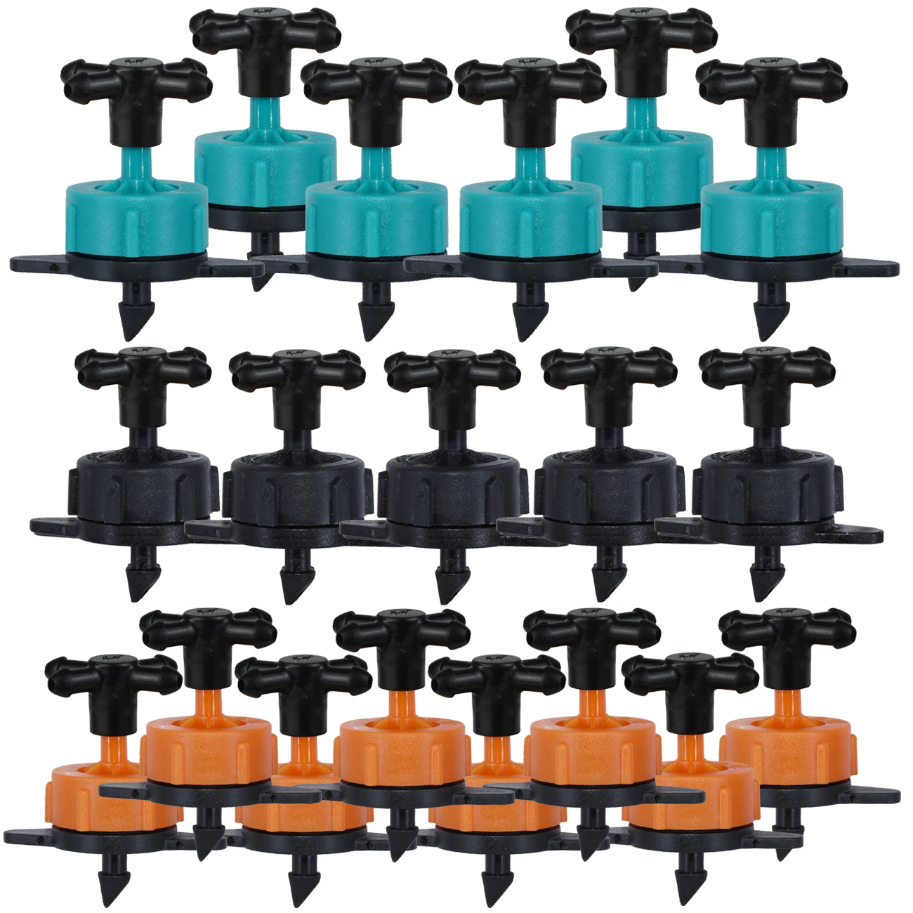 

20-50 шт. сельскохозяйственных капельниц стабильного потока 2л/4л/8л с 4-ходовым соединителем, капельная система полива для сада, балкона, теплицы