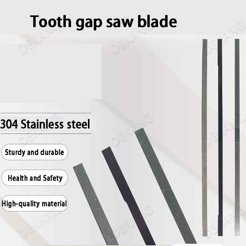 Tiras dentales de molienda, sierras para huecos, sierras para superficies dentales, eliminación y pulido de esmalte de superficie adyacente, seccionamiento de dientes de conejo, Whi