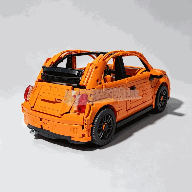 3261 PCS Classic Compact Car Model MOC Custom Puzzle Building Blocks DIY Assembly Creative Vehicle Toy Collection Display Gifts