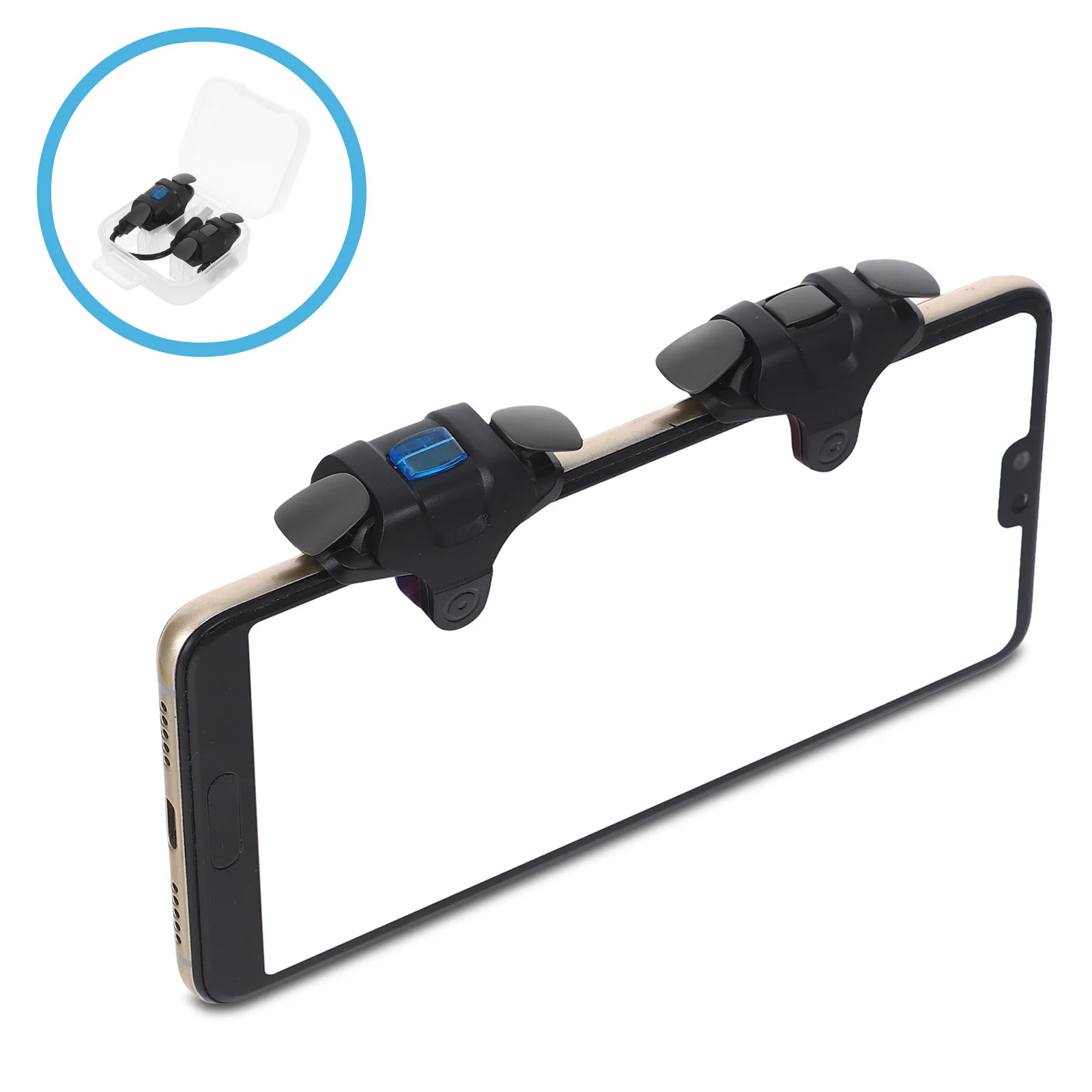

2Pcs Mobile Game Triggers Plastic Durable Controller Phone Tablet Gaming Accessories Enhanced Precision Rapid Shooting Mobile
