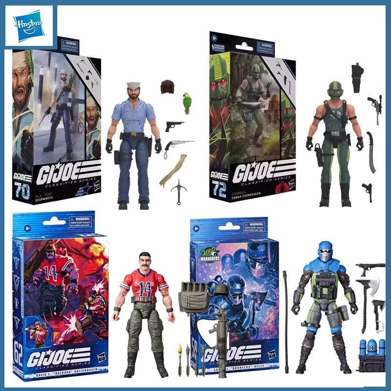 

Hasbro Genuine G.I. Joe Dreadnok Torch Snake Eyes Shipwrcck Action Figure Toys for Boys Girls Gift Collectible Model Ornaments