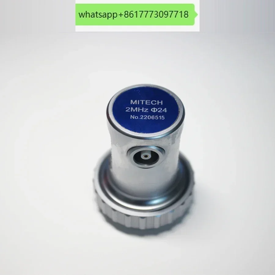 Mitech 2MHz 24mm Straight Beam Probe Single Element Transducer for Ultrasonic Flaw Detector Tester