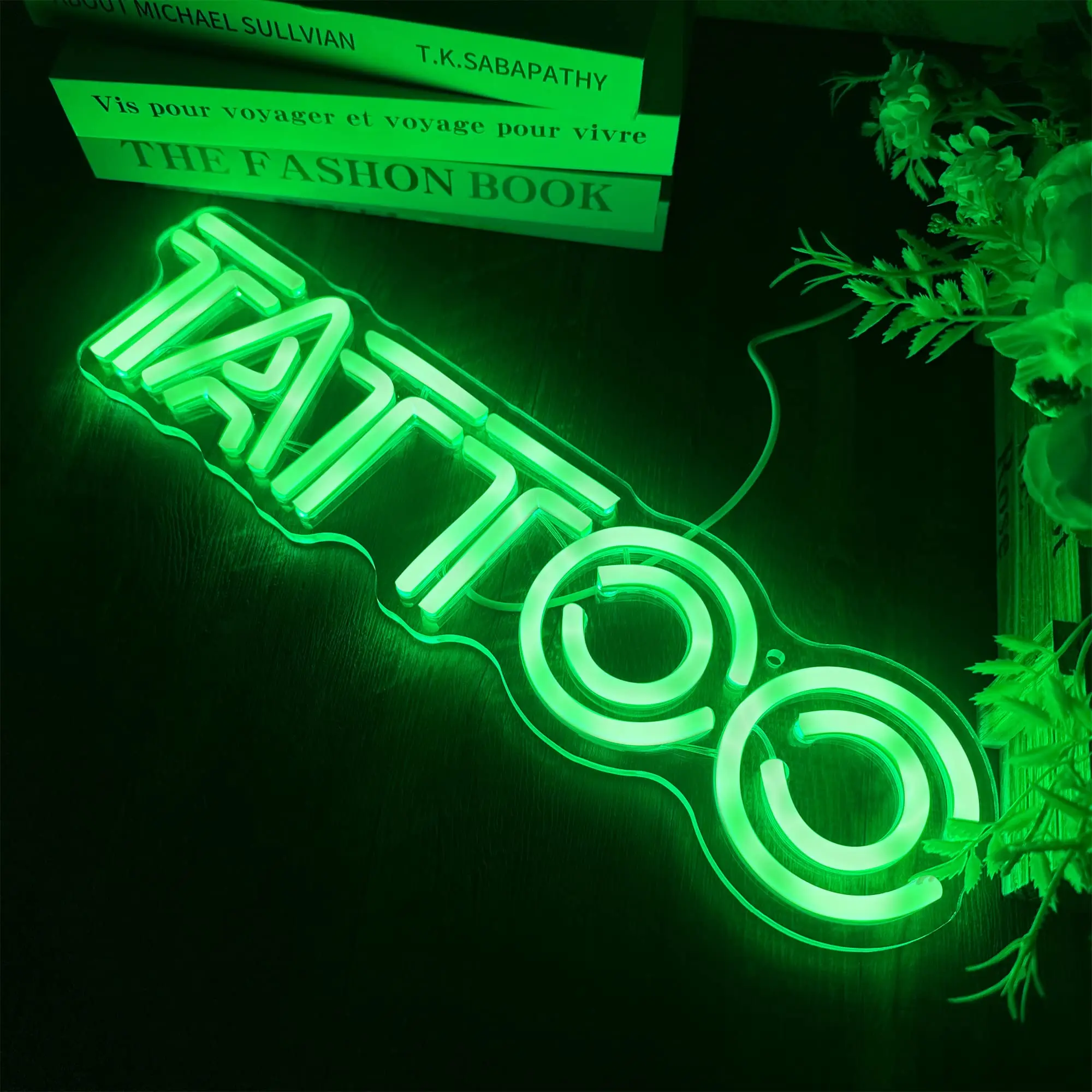 Imagem -02 - Tatuagem Luzes de Neon Sinais de Parede para Tattoo Salon Studio Shop Led Neon Sign Fun Wall Art Decor para Lojas de Negócios Exibição Homem Caverna