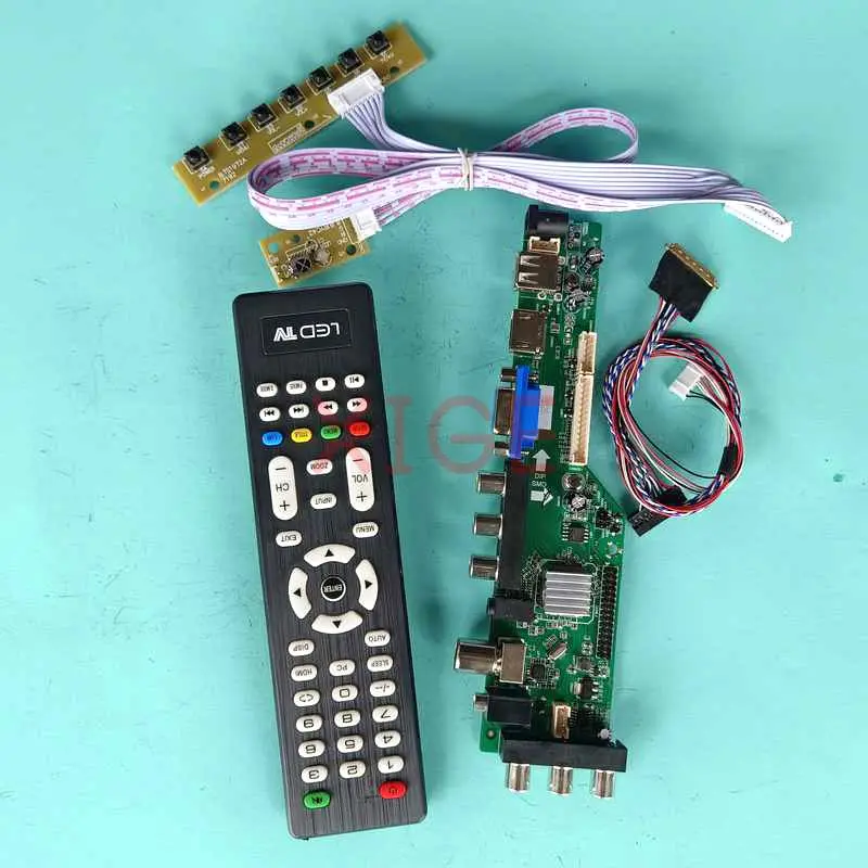 For B140RW02 V0/V1/V2 B140RW03 V1 Driver Controller Board 40-Pin LVDS DVB-C/T 1600x900 AV/USB/DHMI/VGA Laptop Matrix 14