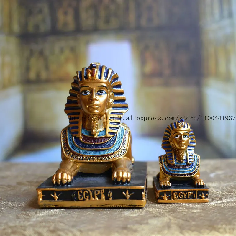 Architectural Model Egyptian Pyramid Tabletop Restaurant Ornament Bar Decoration Prop