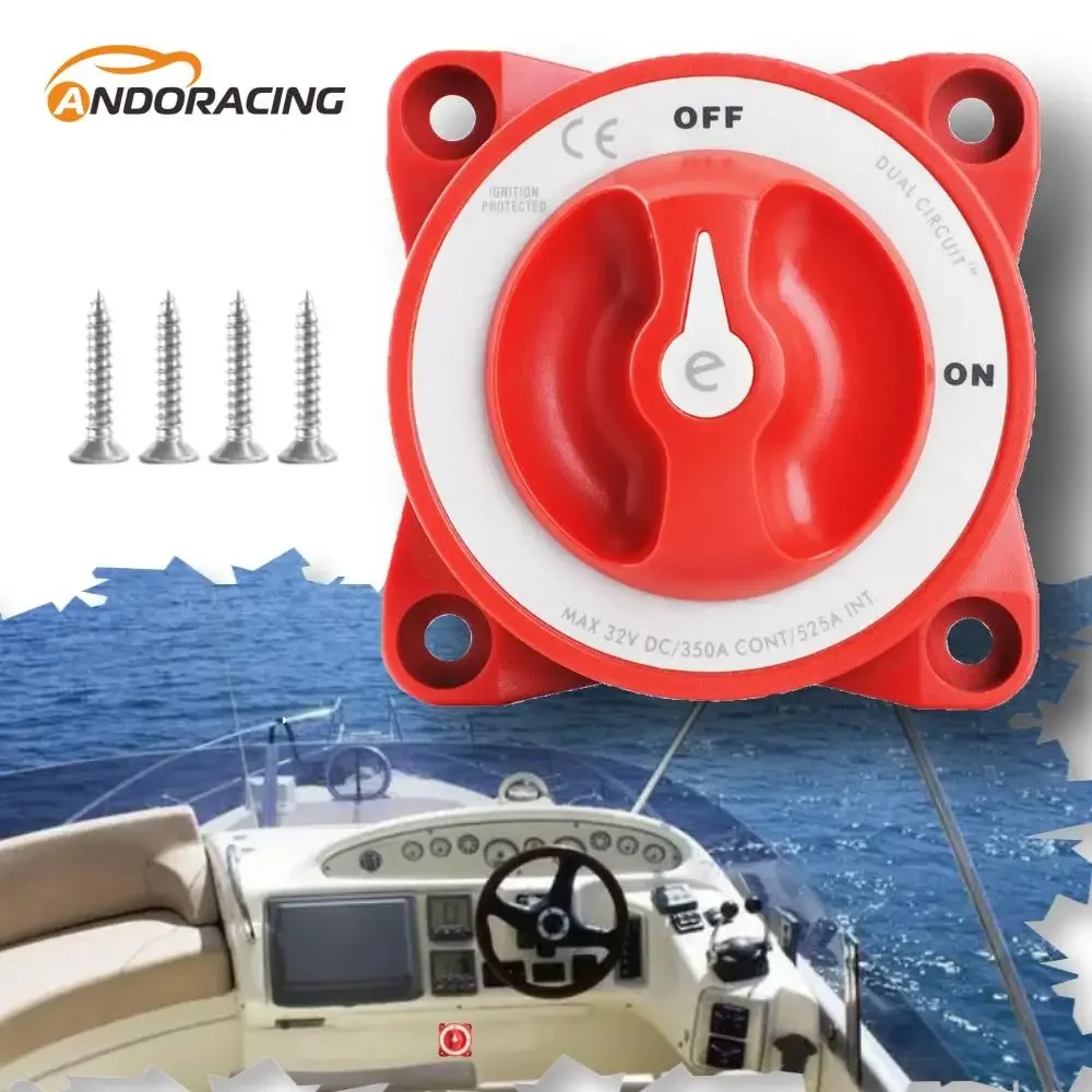 

2-позиционный разъединитель аккумулятора, изолятор 12 В-32 В, 350 А, двухконтурный разъединитель аккумулятора серии e для кемпера, лодки на колесах