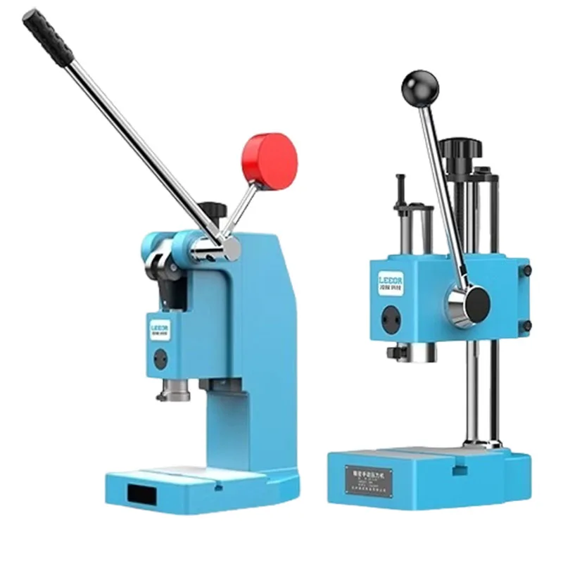 

Small Manual Press 0.3/0.5Ton Manual Leverage Mountable Bearings Cast Iron for Riveting, Squeezing, Punching, Bending, Pressing