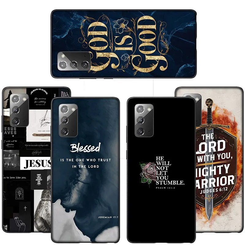 FL26 Bible Verse Faith Christian God Case for Huawei Nova 5T 4E 3i 3 2 2i Y6 Y6P Y7 Y9 Honor 20 20s 9X 7C