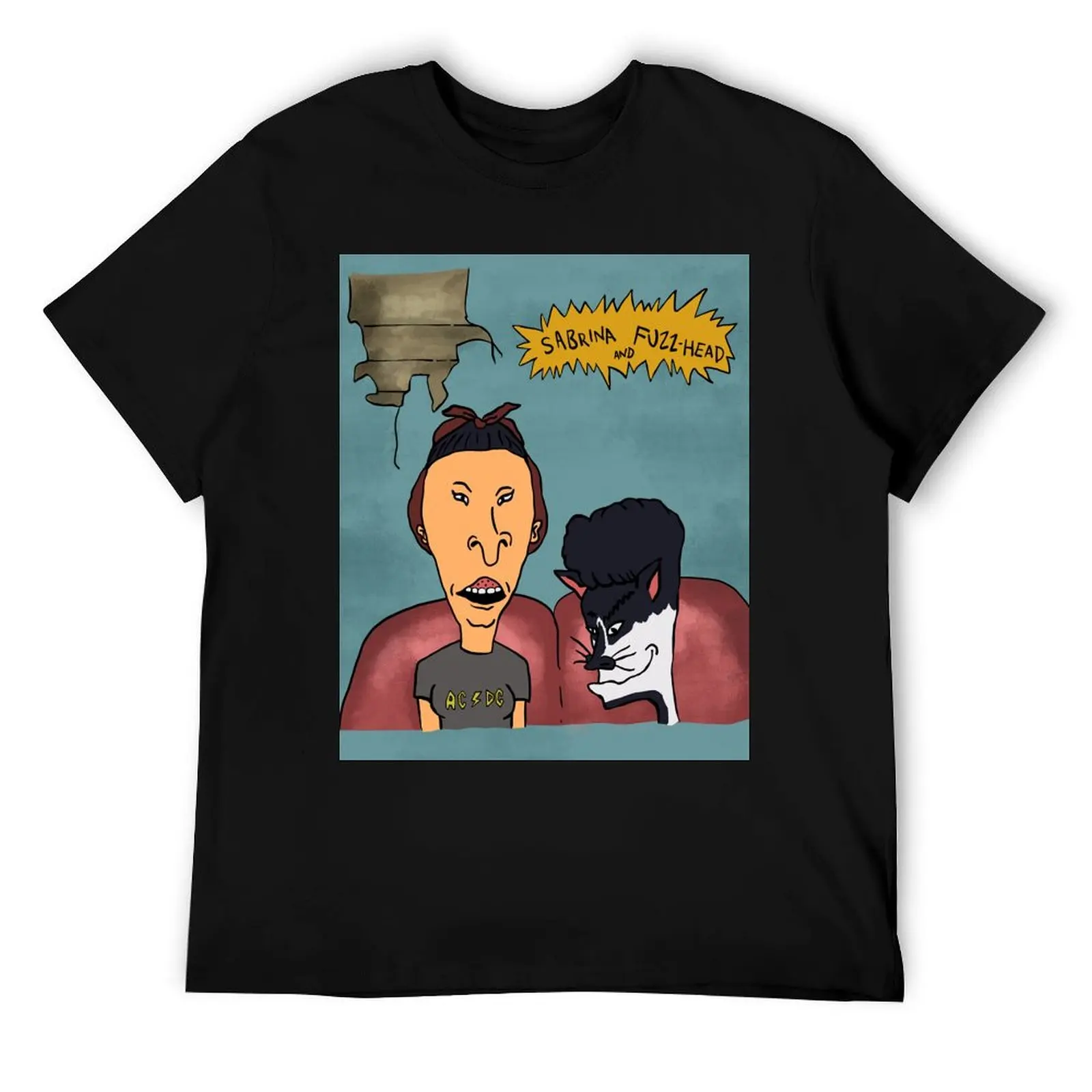 

Sabrina and FuzzHead T-Shirt essential t shirt anime t shirts oversize T-Shirt