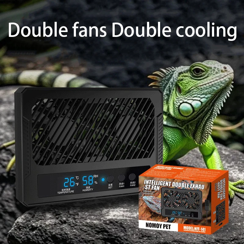 Reptiles Thermostat Aquarium Humidity Controller Bibarium Ventilation Fan Household Fish Tank Temperature Control Products