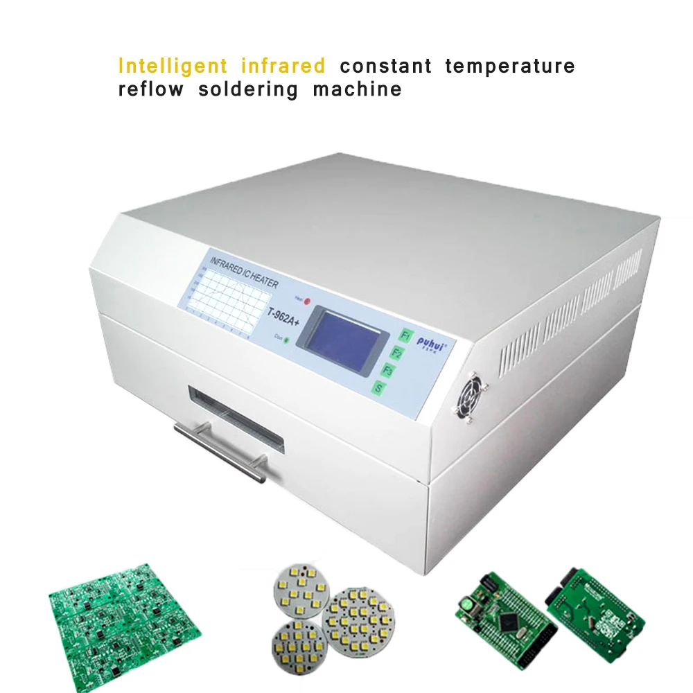 New Arrival  T-962A+ Infrared IC Heater T962A+ Reflow Oven BGA SMD SMT LED PCB Rework Station T 962A Plug Soldering Station
