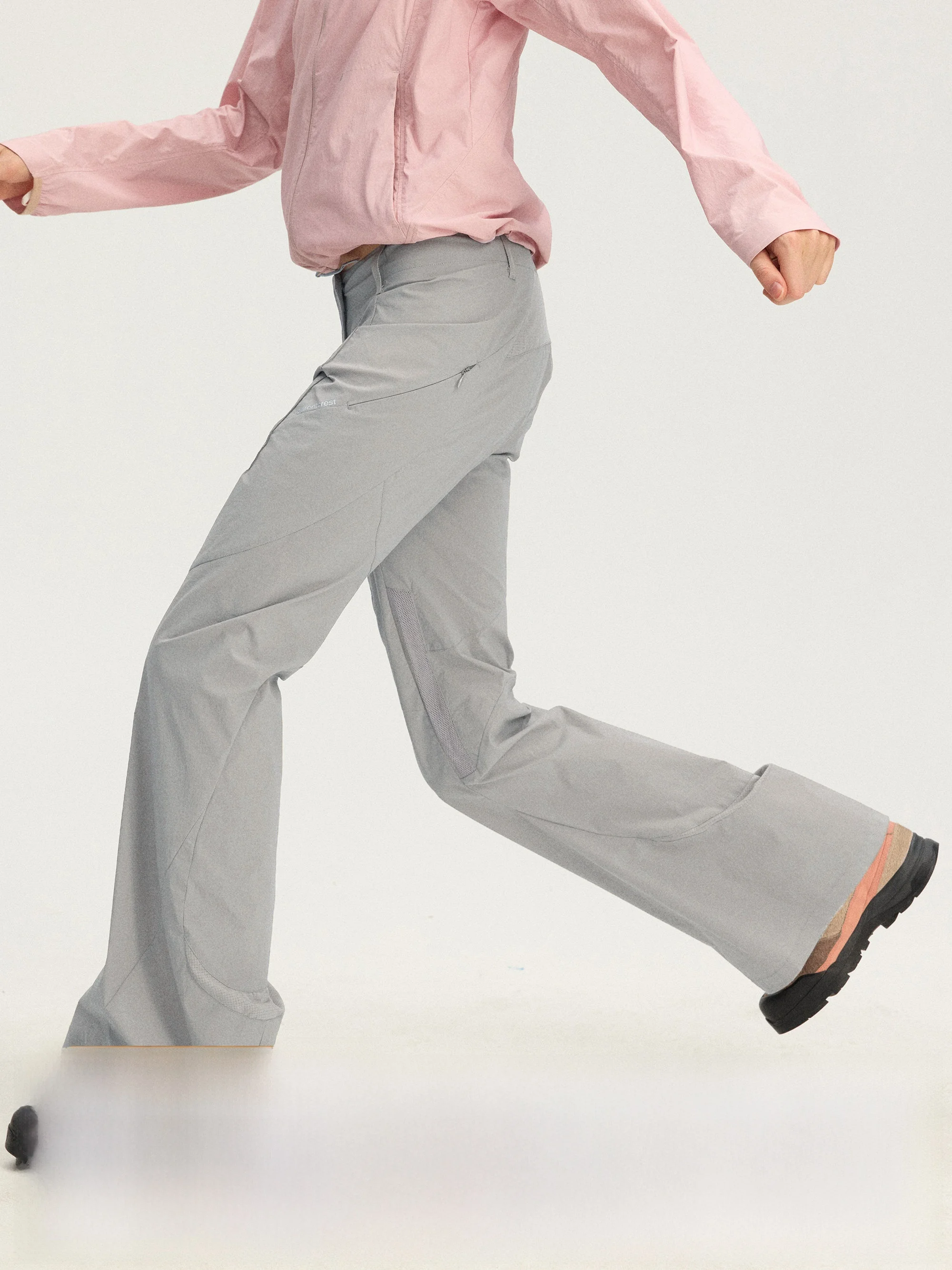 

Женские уличные повседневные длинные брюки с текстурой, устойчивые к износу, водоотталкивающие, для активного отдыха в горах, свободного кроя, прямые.