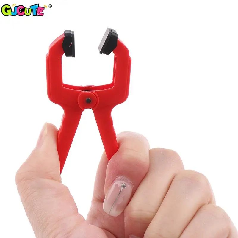 2/4Pcs Model Seamless Auxiliary Clips With Silicone Anti-slip Pad Spring Clamps Model Craft Tool Accessories