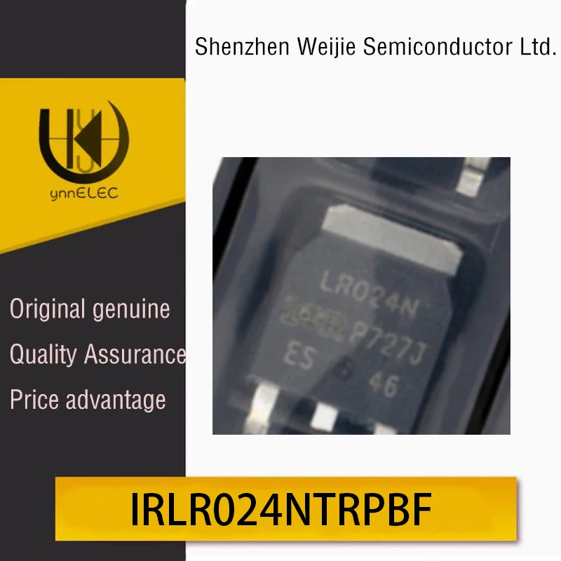 Brand New Original IRLR024NTRPBF N-Channel 55V 17A LR024N MOS Field Effect Transistor Chip