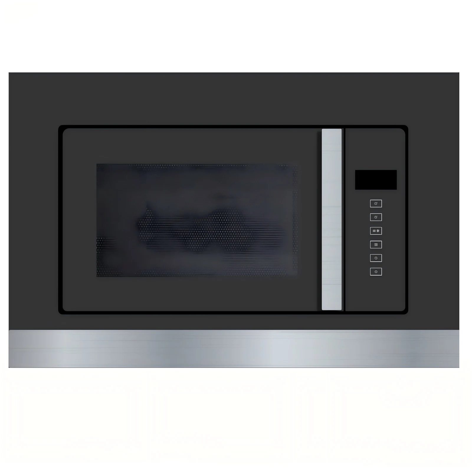 20L 1080W Built in Microwave Oven with Grill Stainless Steel Auto Menus LED Display for Home Kitchen MEG50L-T3