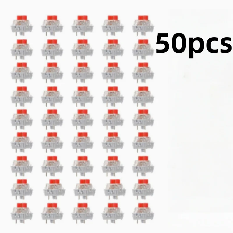 20/50/100 Stuks Toetsenbord Schakelaar Toetsenbord Clicker Sleutel Vervanging 3 Pin Tactiele Schakelaar Plastic Kruiskoppeling Voor Vervangende Onderdelen