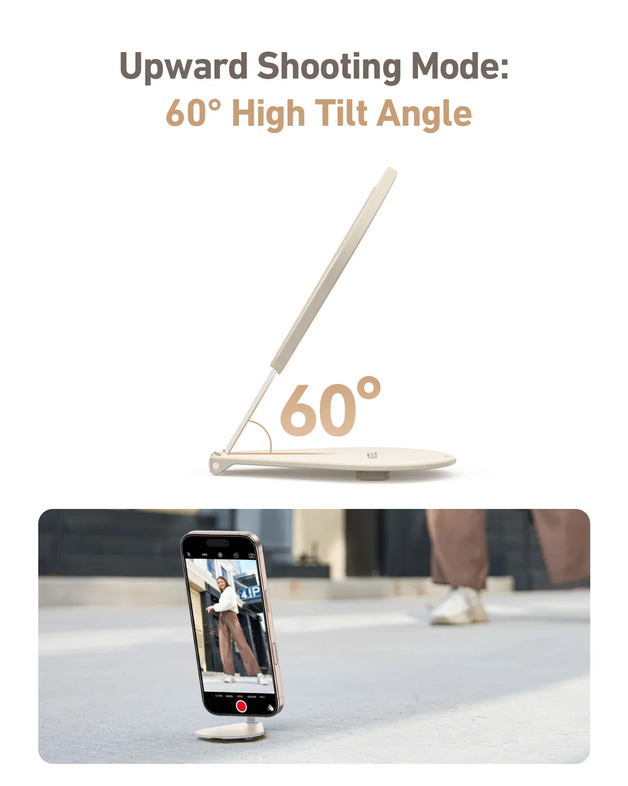 TELESIN Magnetic Multi-function Mobile Phone Holder 300° Rotation Phone Camera Shoot Stabilizer Stand Desk Phone Holder Stand