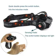 IR Sensor LED Headlamp Waterproof #6
