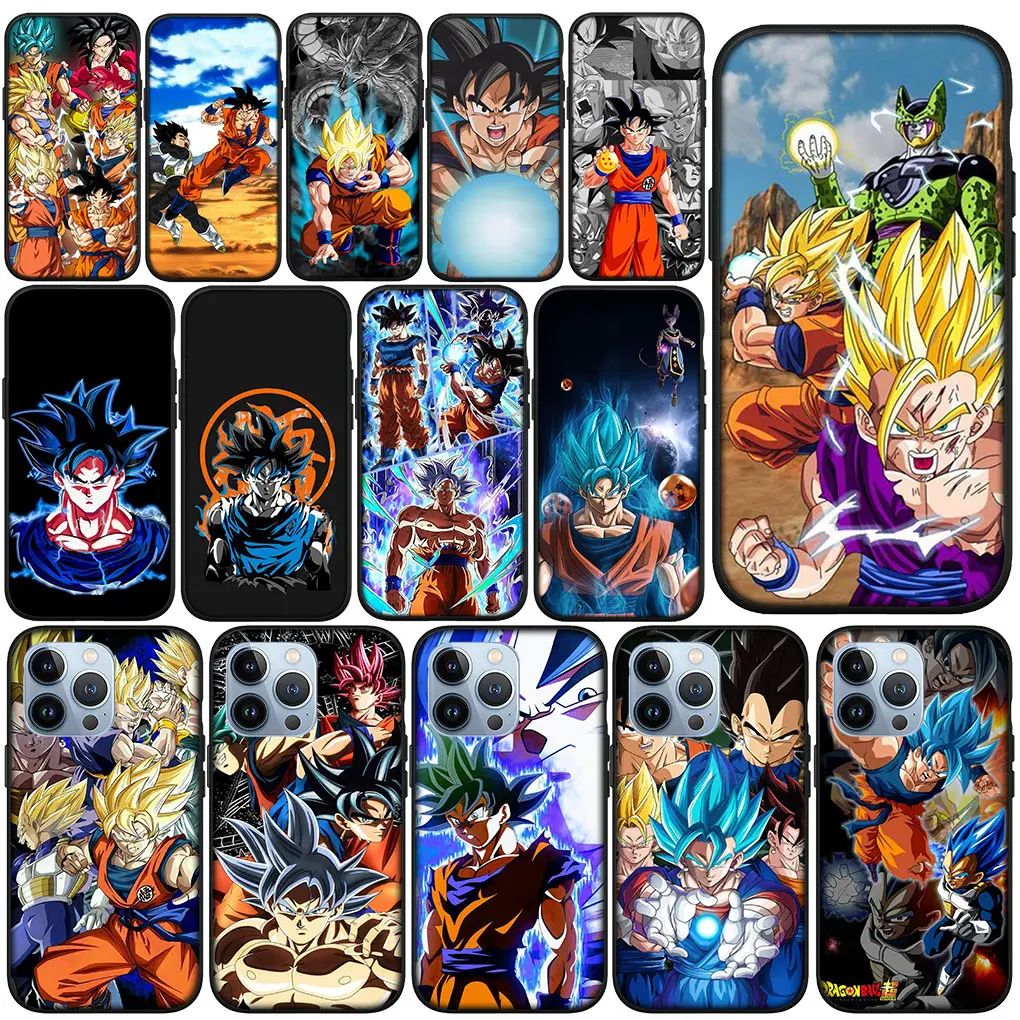 Dragons the Cartoon B-Balls G-Gokus Phone Cover Case for Apple iPhone 11 15 Pro XS Max X XR 6 7 8 6S Plus + SE 2022 8+ Casing