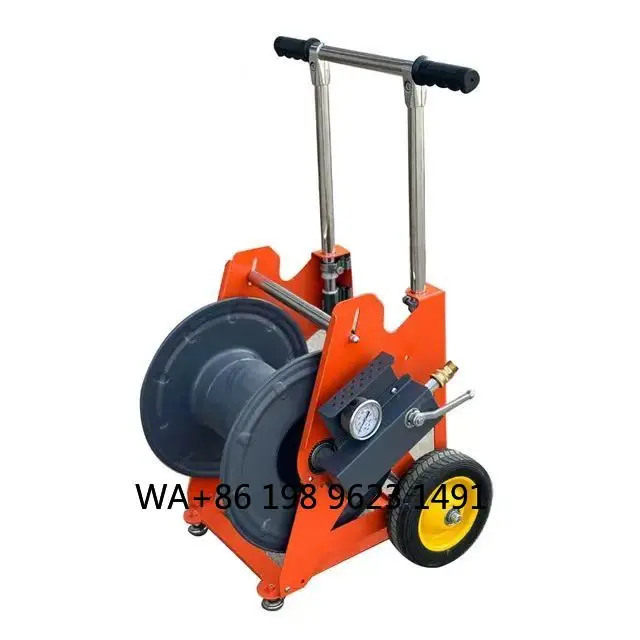 

Industrial High Pressure Hose Reel Storage Rack Heavy Duty Sewer Cleaning Equipment for Pipeline Maintenance