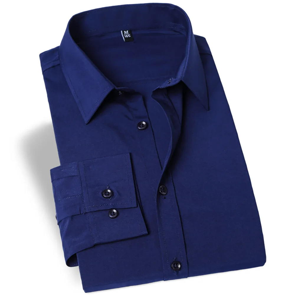 Chemises à manches longues pour hommes, chemise décontractée, coupe couvertes, robe d'affaires, vêtements pour hommes, grande taille, 5XL, nouvelle arrivée, mode