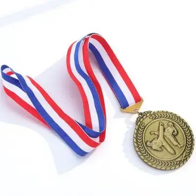 

Exquisite Zinc Alloy For Taekwondo Awards Durable Rustproof Hanging Medal Vintage Design Competition Award Medal Metal Decor