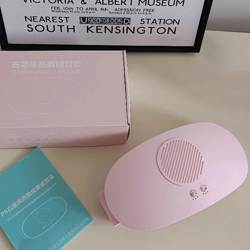 

Портативный Теплый ремень для менструации матки для женщин, устройство для облегчения боли в животе, электрическая Подушка с подогревом, вибрирующий массажер для живота и талии