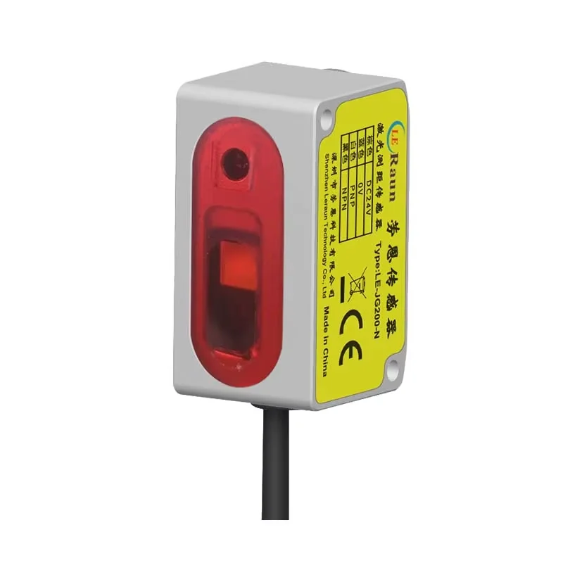 Long Range 100Hz Fast Response TOF Sensor IP67 Aluminum Distance Meter 4-20mA Output 20m Range for Industrial Automation