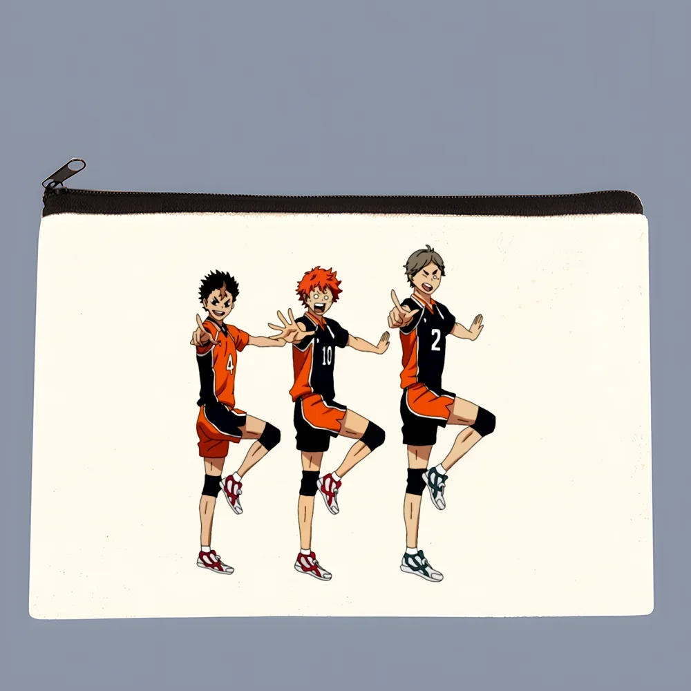 أنيمي Oya Oya Oya لطيف بلون قماش محفظة نسائية للعملات المعدنية صغيرة جديدة سستة حقيبة مفاتيح حقيبة هدايا اليد