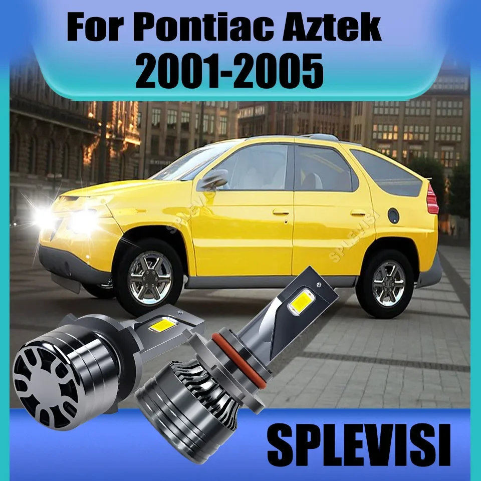 Led Headlight Headlamp luces led Car Lamps Bulb 6000K White 12V Lampada For Pontiac Aztek 2001-2005 2002 2003 2004