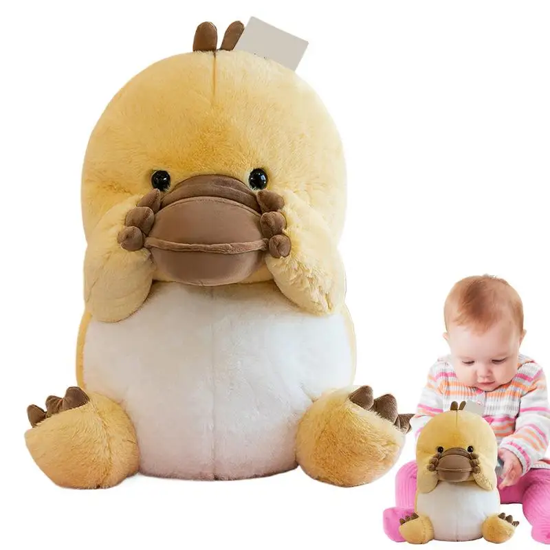 Funny Stuffed Animal Cute Platypus Lutra Plush Toys Pillow Doll 24Cm/9.44Inch Soft Plush Stuffed Animals Cartoon Stuffed Toy For