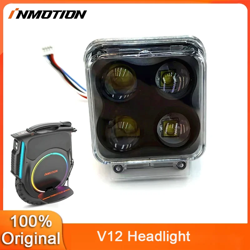 Original V12 Headlight for Electric Unicycle Front Light Spare Part for INMOTION Wheelbarrow Head Light Accessories