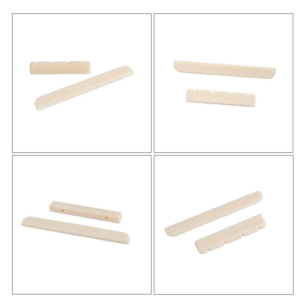 

Uglili Pillow Easy to Cut Guitar Nut and Saddle Accessory Parts Accessories Kit Bridge Replacement