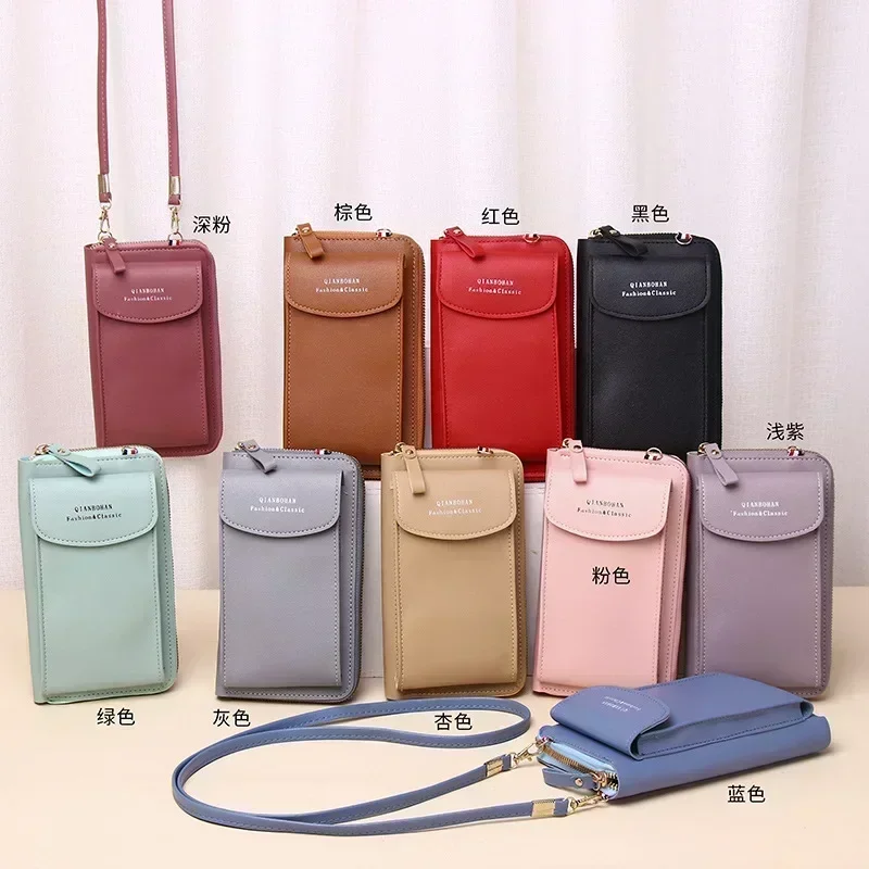 XXXXX Girl Women Wallet Shoulder Mini Leather Bags Straps Mobile Phone Big Card Holders  Handbag Money Pockets Girls