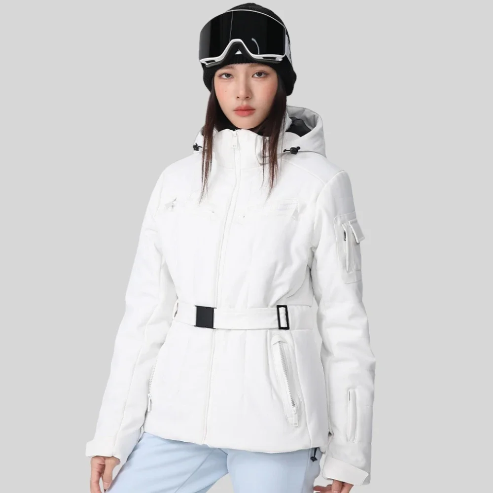 

Winter New Slim Skiing Jacket Women Waterproof Breathable Ski Coat Thick Warm Snowboard Tops Cotton Elasticity Snowfield Clothes