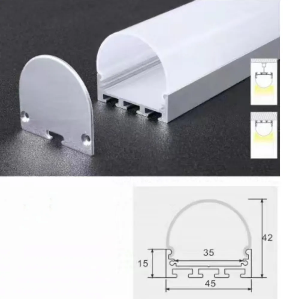 

2m/pcs Extrusion aluminium led lighting profile LED Aluminum Profile for LED Strip Light flexible led strip channel letters