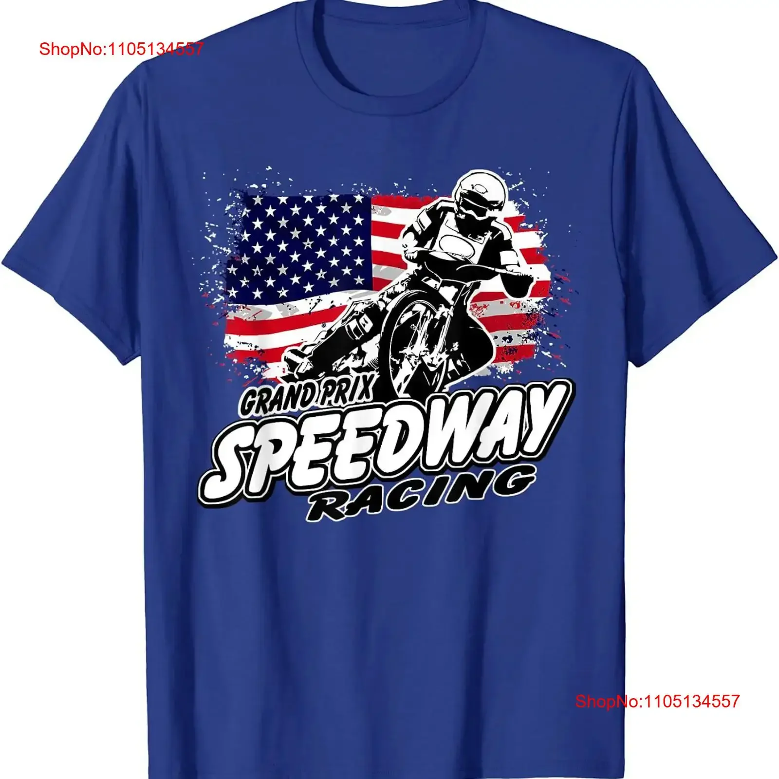 Motorcycle Speedway Racing American Flag T Shirt vintage Washed Top For Everyday Wear Comfortable Soft Breathable Unisex