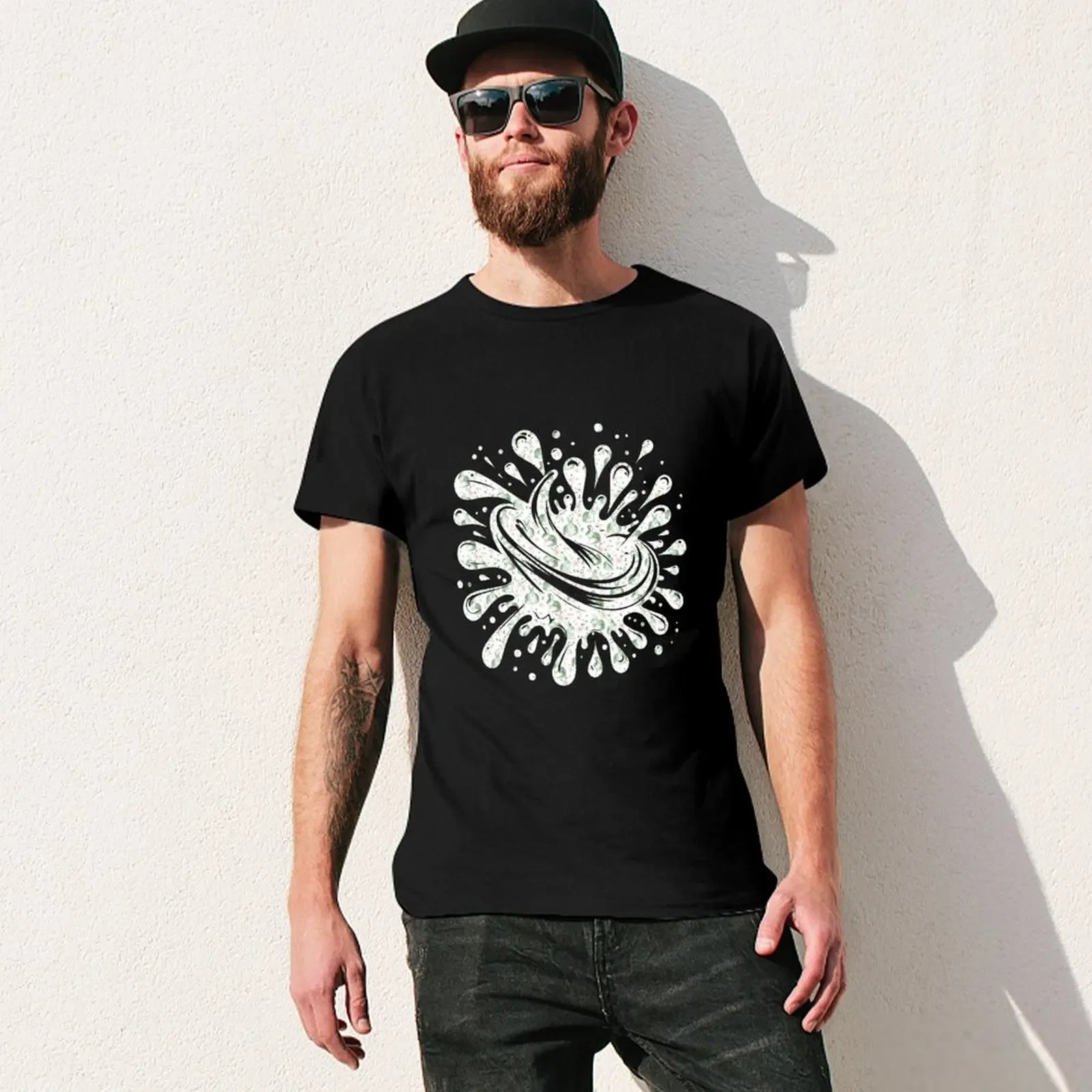 Easterija - Spring pattern (1/66) T-Shirt sports fans Blouse for a boy mens white t shirts image 3